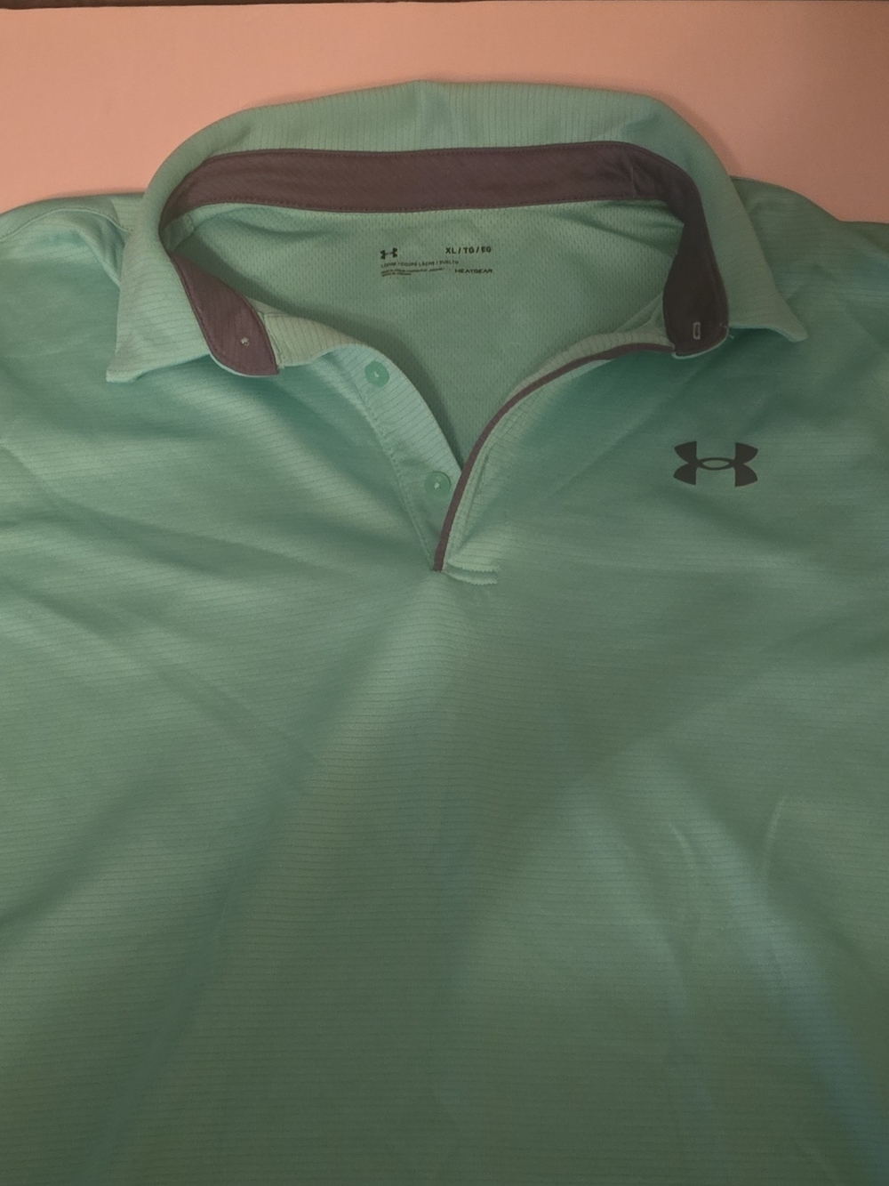 Under Armour Men’s Mint Green Performance Polo